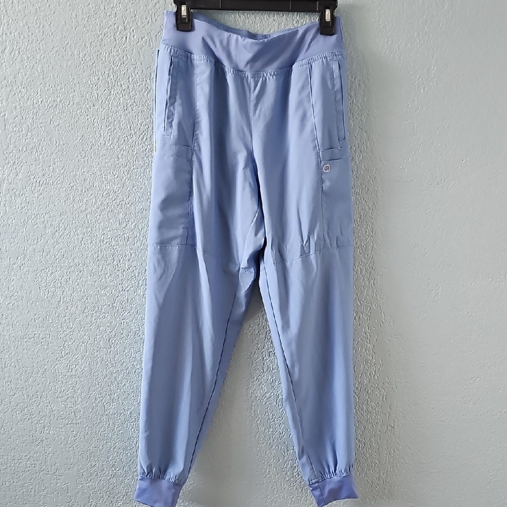 WonderWink Women's Modern Fit Jogger Pants in Sky Blue